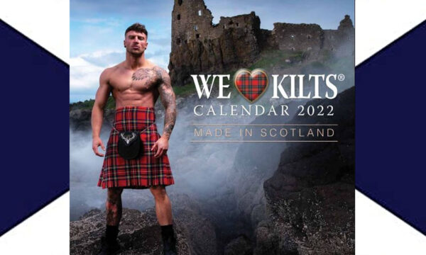 Calendario 2022 dalla Scozia We Love Kilts